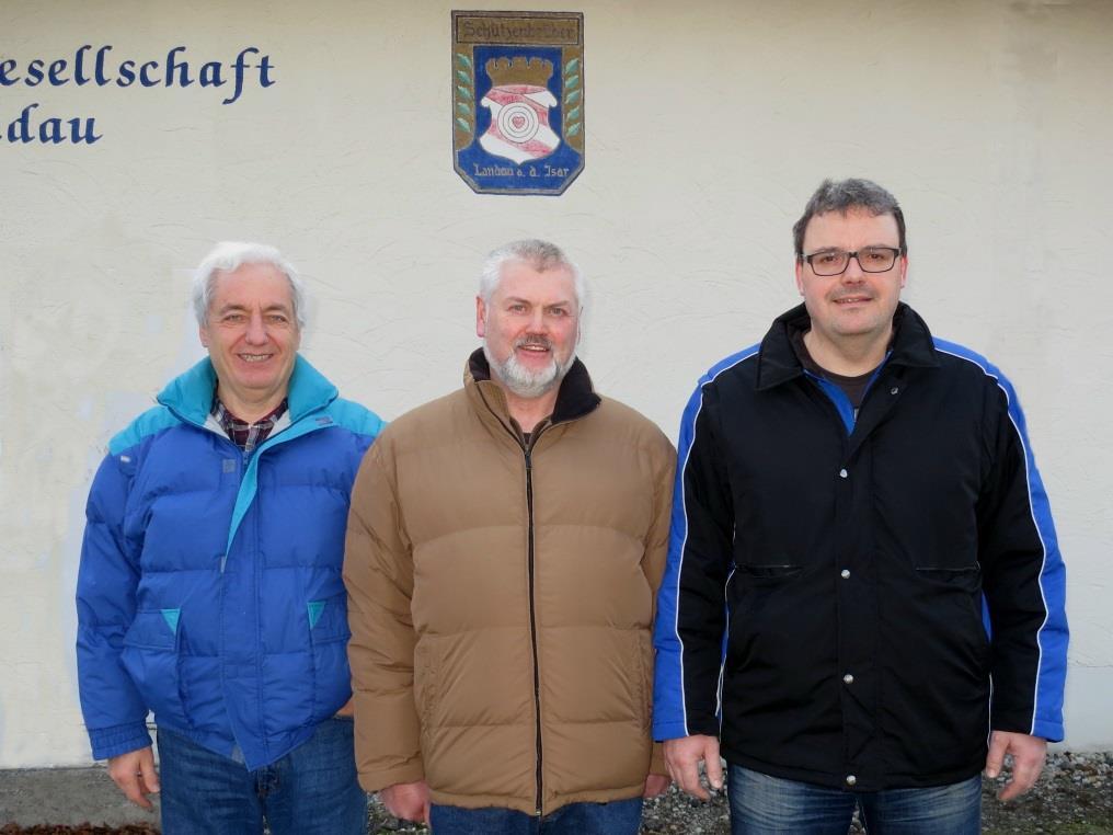 Bronze Thomas Heißenhuber, Willi Altmann, Friedrich Lubitz Bezirksrundenwettkampf Freie Pistole 1.