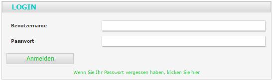 Beim ersten Login werden Sie dann gebeten, das Passwort zu ändern. 2.