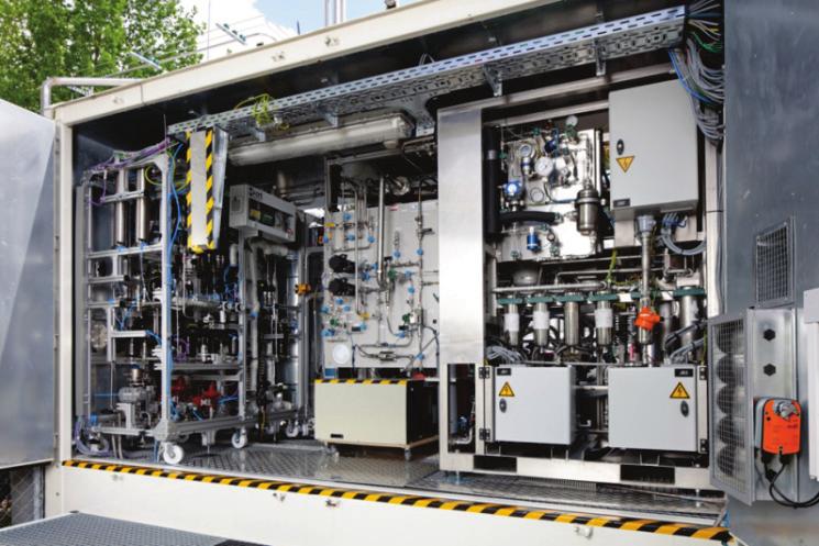 Reaktorkonzept für Hydrierung und Dehydrierung Anbindung an DC-Netz Kooperation zwischen Fraunhofer und FAU Forschung und Entwicklung