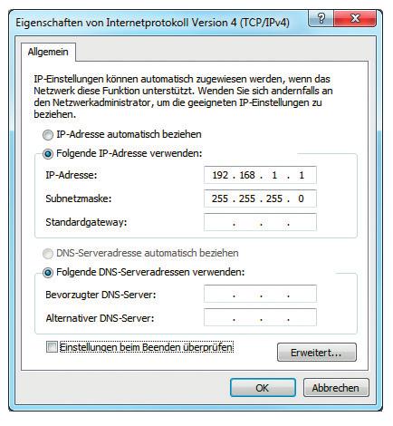 . IP-dresse des Ps einstellen 1. Bussockelmodul aufrasten.