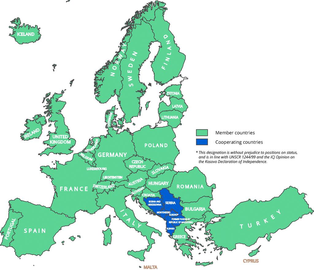 EIONET Netzwerk in Europa Verordnung zur Errichtung der EEA durch die EU in 1990 1994 Arbeit aufgenommen European environment information