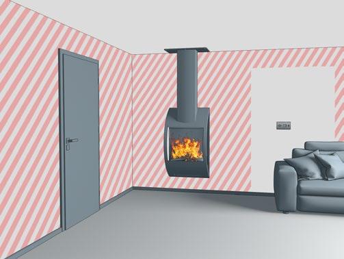 12.3 Positionierung und Montage Generell gilt: Ein CO-Warnmelder sollte in allen Räumen installiert werden, in denen es ein brennstoffbetriebenes Gerät gibt.