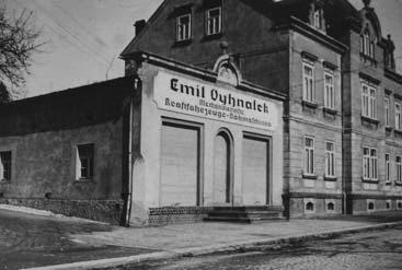 Später hatte Emil seine Werkstatt im Zentrum Großpostwitz neben dem ehemaligen Forsthaus.