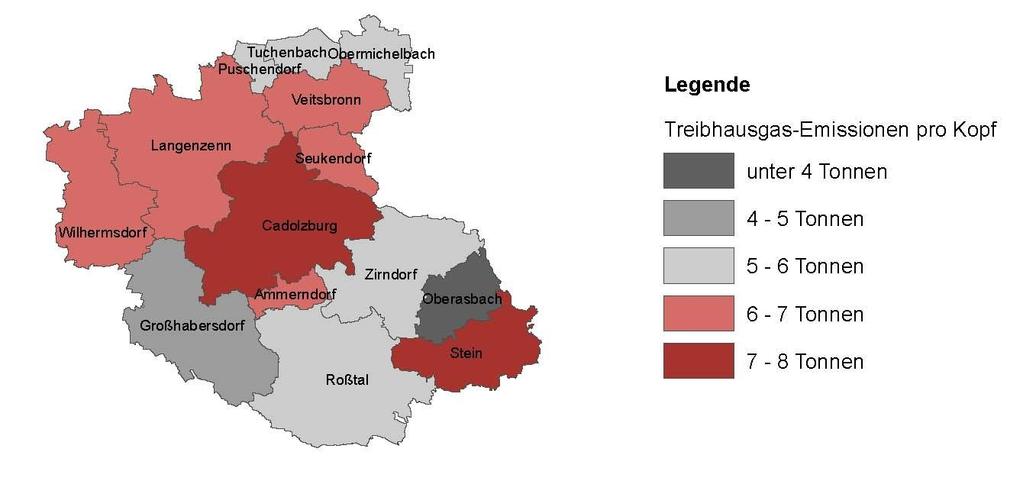 CO 2 -Bilanz pro Kopf - LK Fürth