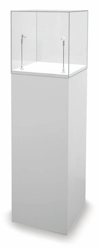 All free standing pedestals: material wood MDF All bonnets: material glass 4.0.