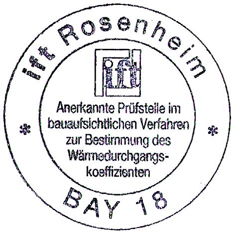 Daten und Ergebnisse beziehen sich ausschließlich auf den geprüften und beschriebenen Gegenstand. Das der Prüfung zugrunde liegende Verfahren basiert auf einem Normentwurf.