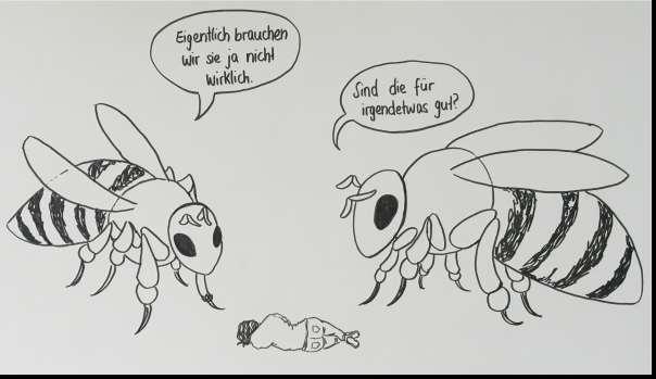 Die Biene, der Mensch und die Moral von Paula Hellmich Helfen wir den Bienen um uns selbst zu helfen? Das Phänomen des Bienensterbens und der menschlichen Moral kurz ausgeführt.