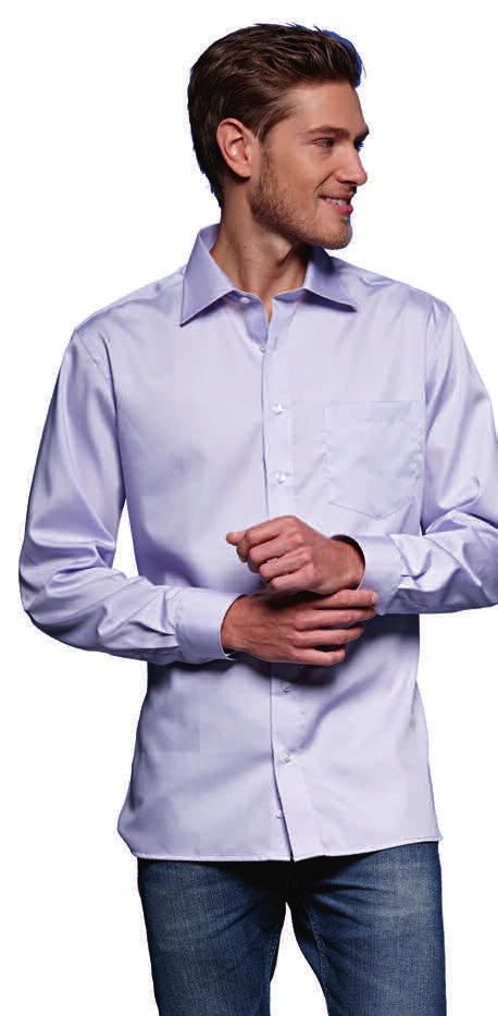 Shirt / Blouse 100 % Baumwolle Trendige eans Blouse Modern Fit eichte Denim
