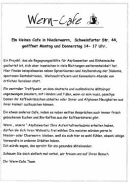 Niederwerrn - 7 - Nr. 17/16 Seit etwa zwei Jahren gibt es im Landkreis Schweinfurt die Neubürgerlotsen. Nun haben sich diese erneut zu einem Austausch im Landratsamt Schweinfurt getroffen.