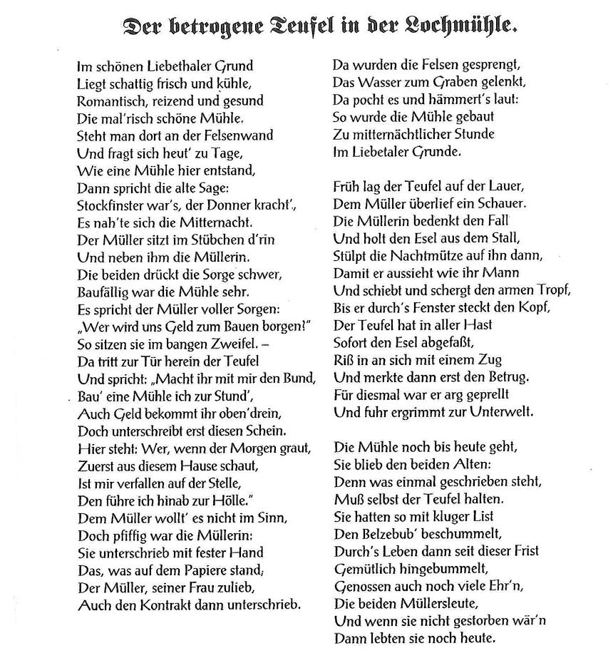 Geschichtliches - 24 - Die Sage von der Lochmühle - Teil 1 Quelle: Die Sagen der Sächsischen Schweiz - Dichtungen von Eduard Dietrich