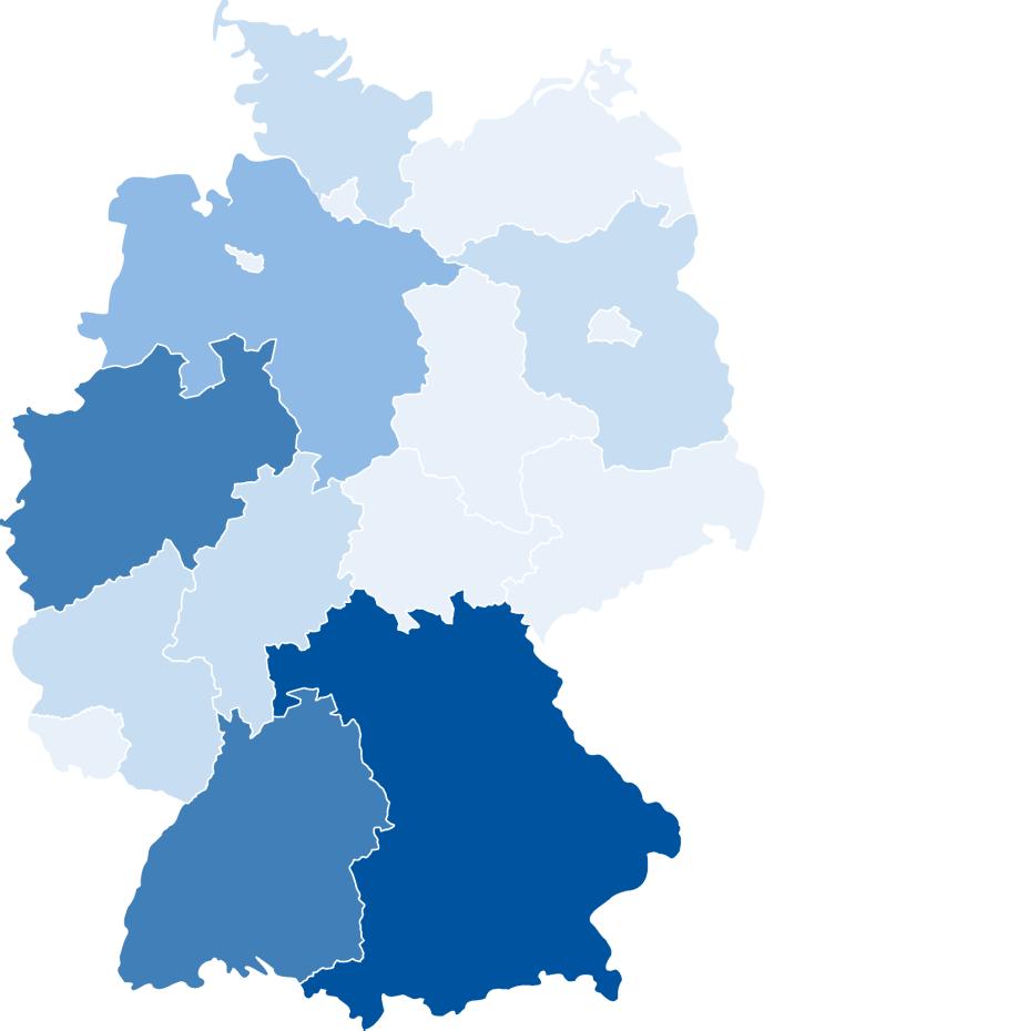 Verteilung von Heimspeichern in Deutschland Absolute
