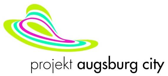 Projektkommunikation - Info-Box, Boten der Zukunft, direkte Ansprechpartner für Anlieger, Hotline, Homepage www.projekt-augsburg-city.