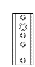 Aufhängungen für Rundleitungen LAR Suspension for round cables LAR LAR 1 Aufhängung für zwei Leitungen und LAR 6 Aufhängung für eine Leitung LAR 2 Aufhängung für eine Leitung LAR 3 Aufhängung für