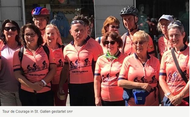 10. September 2018 Radio SRF Regionaljournal Noch immer ein Tabuthema In St. Gallen erfolgte am Welt-Suizidpräventionstag der Start der Tour de Courage.