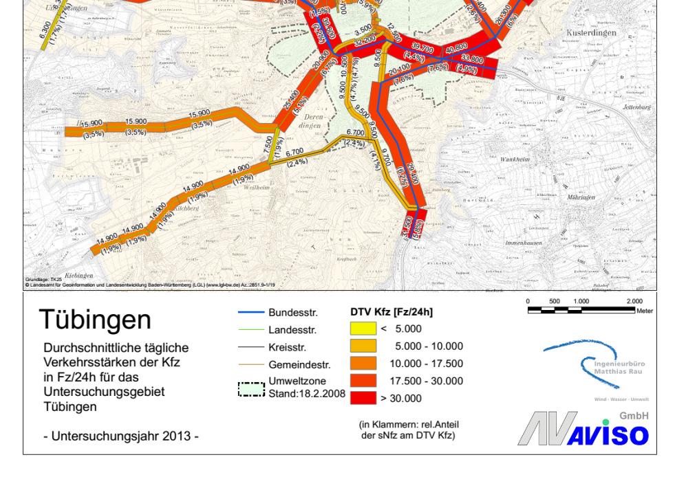 Querschnitte Ergebnisse der Straßenverkehrszählung 2010 (SVZ 2010) Verkehrsdaten aus der Verkehrsuntersuchung