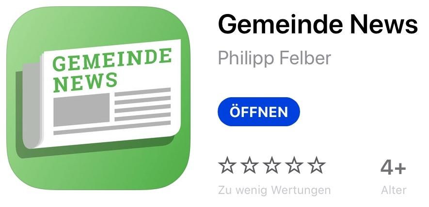 Gemeindenews App - App