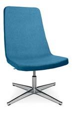 and height adjustable Gestell: 4-Fuß / Frame: 4-foot Loungesessel low Lounge chair low Chrom,