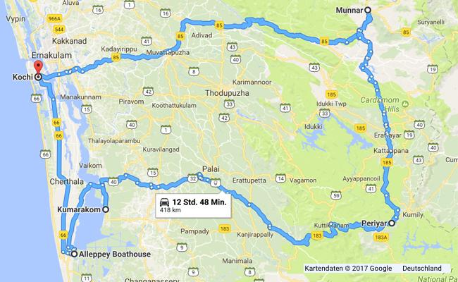 Kerala kompakt erleben Gruppenreise, 7 Tage, ab/bis Cochin, garantierte Abfahrt ab 2 Teilnehmern