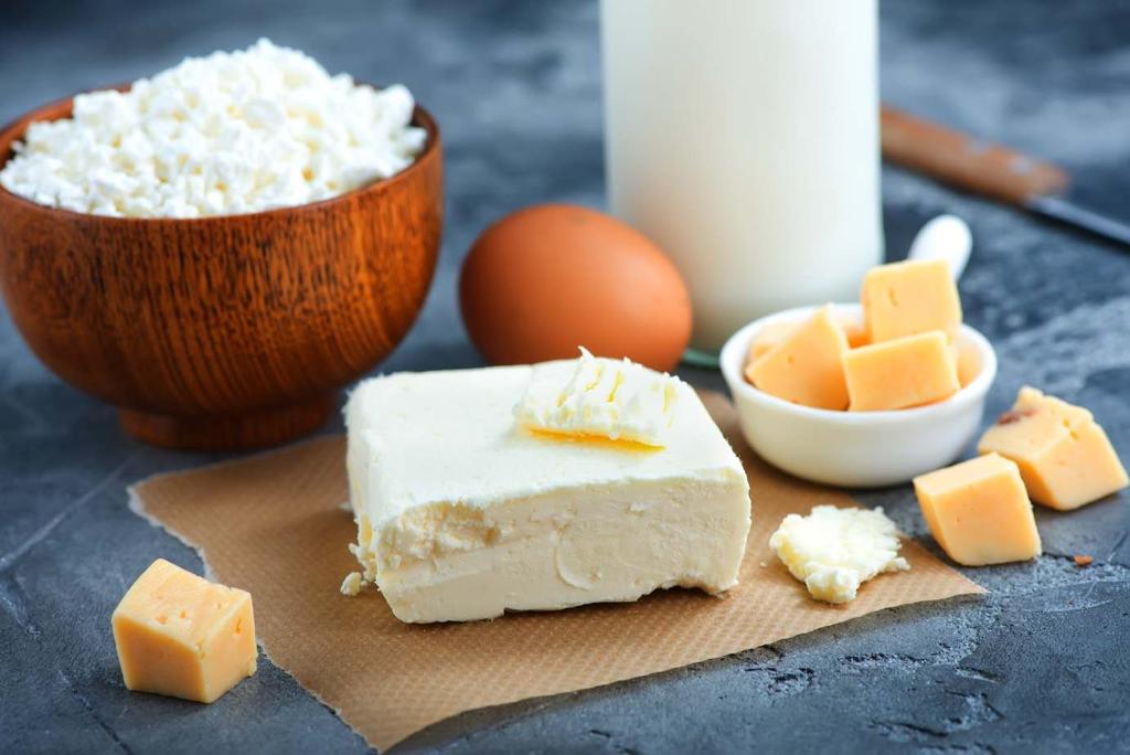 Nicht Essen! Milchprodukte Milch, Käse, Butter, Joghurt, Quark und andere Milchprodukte.