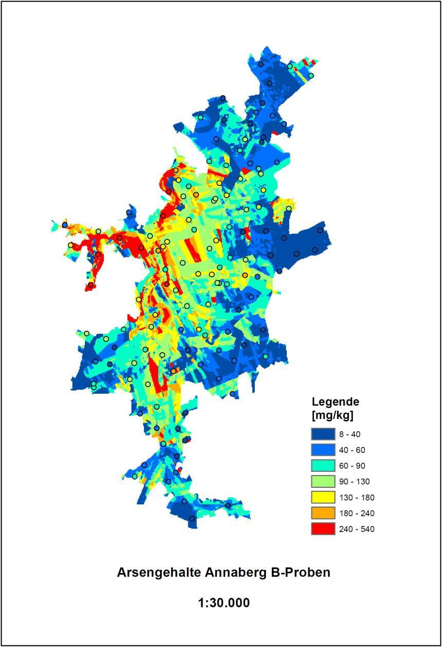 Erfahrungen in GIS: Anwendungen Forstliche Standortkartierung Karten der Feuchtestufen