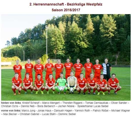 Höchste Spielklasse: Bezirksliga (Verband) Saison16/17 Saison15/16 Saison14/15 Saison13/14 Saison12/13 9. PLATZ Bezirksliga (Verband) / Bezirksliga Westpfalz 9.