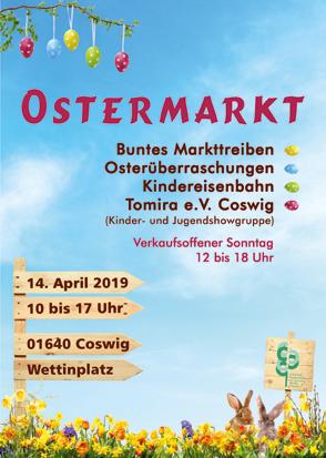 Informationen 14.04.2019, 12.00 18.00 Uhr Stadtzentrum Verkaufsoffener Sonntag 14.04.2019, 10.00 17.