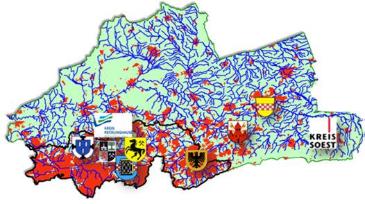 Gelsenkirchen Stadt Dortmund Stadt Dorsten Stadt