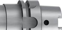 - Kegel-Hohlschaft nach DIN 69893-1 - Schlanke Aufnahme für die 5-Achs-Bearbeitung - Rundlaufabweichung 3 µm bei Auskraglänge 3 x D - Feingewuchtet - Innere Kühlschmierstoff-Zufuhr - Hollow taper