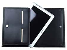 227 x 33,5 cm -135- Reißverschluß-iPad Halterung mit Silikon
