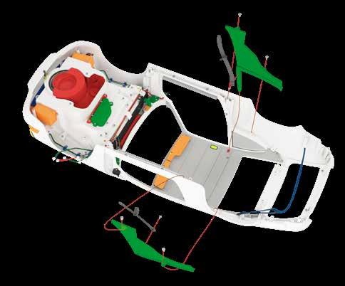 PORSCHE 911 CARRERA Bauphase 81: Hintere Innenraumverkleidung In dieser Montagesitzung widmen Sie sich