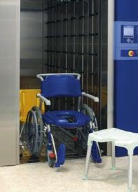 Reinigen von Behindertenausrüstungen