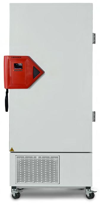 Serie UF V Serie UF V Ultratiefkühlschränke mit klimaneutralen Kältemitteln Umweltfreundlichkeit wird beim neuen BINDER Ultratiefkühlschrank groß geschrieben.