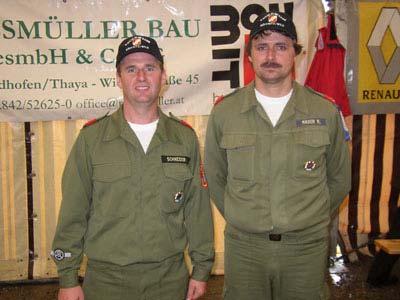 2003 Wasserwehrleistungsabzeichen in Gold OBM Alois Schneider und OLM