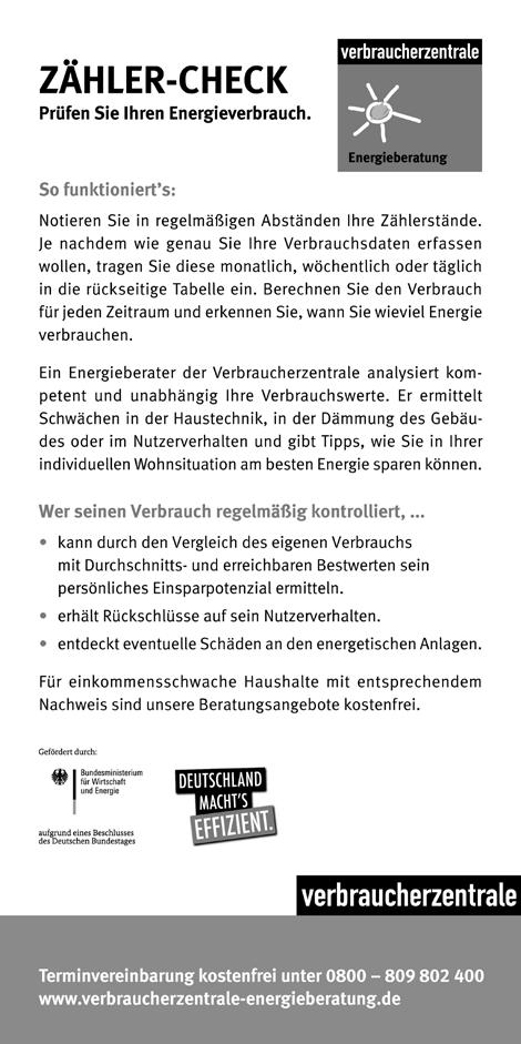 Großrosseln 19 Ausgabe 07/2019 Verbraucherzentrale des Saarlandes e.v.