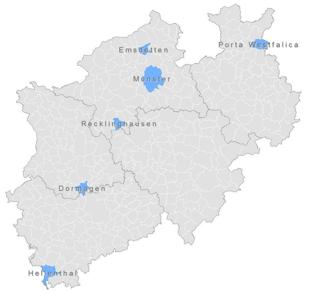 LAG 21 NRW 20 Teilnehmende Kommunen