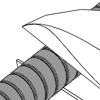 Anhang D Korrektes Schneiden von Drahtführungsspiralen 1. Setzen Sie den Seitenschneider in der Rille an, um die Drahtführungsspirale abzuschneiden. 2.