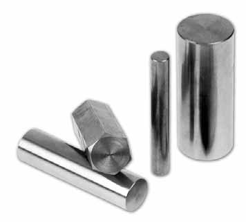 Stainless steel bright bars Gezogene rostfreie Stähle BRIGHT ROUND BARS EN 10088-3 Gezogene Rundstähle gem. EN 10088-3 weight kg/m diameter mm 1.4305 (A303) 1.4301 (A304) 1.4307 (A304L) 1.