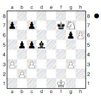 59.Le7 Kd2 60.Kf1 Ke3 61.Lg5+ Kf3 62.h4 Sc5 63.Ld8 Se4 Potthink (1283) - Bialas (1449) [C45] (4.3) C45: Schottische Partie 1.e4 e5 2.Sf3 Sc6 3.d4 exd4 4.Sxd4 Lc5 5.Le3 Df6 6.c3 Sge7 7.Lc4 Se5 8.