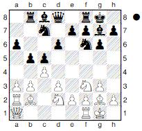 c4 Lb4+ 4.Ld2 Lxd2+ 5.Sbxd2 d5 6.e3 0-0 7.Dc2 Sbd7 [7...b6 8.cxd5 exd5 9.Tc1 c6 10.Se5 c5 11.dxc5 bxc5 12.Dxc5 Sbd7 13.Sc6 Sxc5 Seite 3 von 16 14.Sxd8 Sa4 15.Sc6 Sxb2 16.Tc2 Sa4 17.Lb5 Sb6 18.