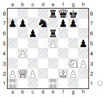 C: 6.Sde2 Le6 7.Sf4 Sbd7 8.Sxe6 fxe6 9.g3 Da5 10.De2 Le7 11.Ld2 Dc7 12.Lh3 Sf8 13.e5 S6d7 14.exd6 Dxd6 15.0-0-0 0-0- 0 16.Lf4 Dc5 17.Se4 Da5 18.Ld6 Lf6 19.Kb1 Se5 20.
