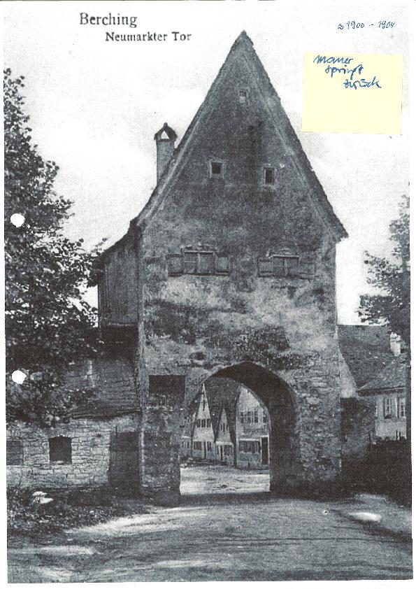 Postkarte um 1900-1904 Aufgang zum Turm