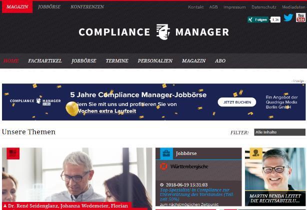 compliance-manager Das Compliance-Portal Factsheet compliance-manager compliance-manager.net compliance-manager.