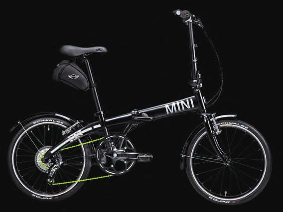 MINI auf zwei rädern. Das MINI Folding Bike ist der MINI auf zwei Rädern: der ideale Mix aus Style, Design und Innovation.