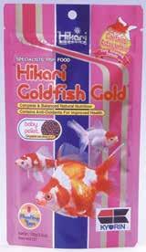 Hikari Goldfish Staple Tägliches Futter für junge Goldfische und Koi Hikari Goldfish Staple ist ein tägliches Basisfutter für eine richtige Entwicklung und eine hervorragende Kondition.