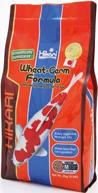 Koi Hikari Wheat-Germ Formula Leicht verdauliches Pflegefutter Hikari Wheat-Germ ist speziell für die kälteren Monate des Jahres entwickelt.