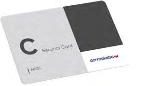 Sicherheitsmedien Medien KMID-SC004 Sicherheitskarte C Die Sicherheitskarte C für MIFARE Schliessanlagen wird vorzugsweise mit der Kaba Standard-Konfiguration und dem unikatären Anlagenschlüssel