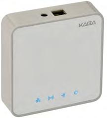 Wireless Hilfsmittel 9040-K5 Wireless Gateway Das Wireless Gateway 90 40 vernetzt die drahtlosen Türkomponenten mit dem Zutrittssystem.