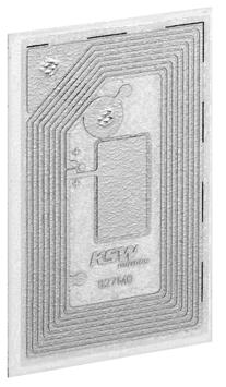 Konfiguration kann drahtlos über die NFC Schnittstelle erfolgen 1961 1981-2 Booster Kleber 42.0 x 26.5 mm Aufkleber mit passivem RF Verstärker.