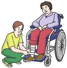 d) Ambulanter Pflegedienst Unser Ambulanter Pflegedienst unterstützt Menschen mit einer Behinderung, die Pflege brauchen