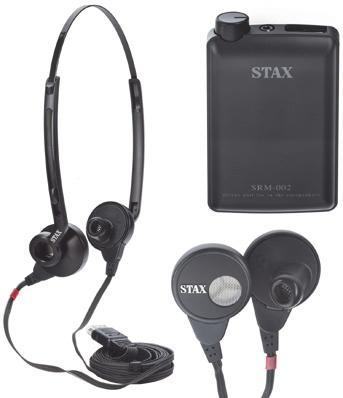 775,00 STAX - Set aus In-Ear-Hörer und Treiberverstärker SRS-002 760,00 In-Ear-Hörer SR-002 (schwarz) mit optional zu nutzendem Kopfbügel "Over Head Arc" (schwarz) + Treiberverstärker SRM-002